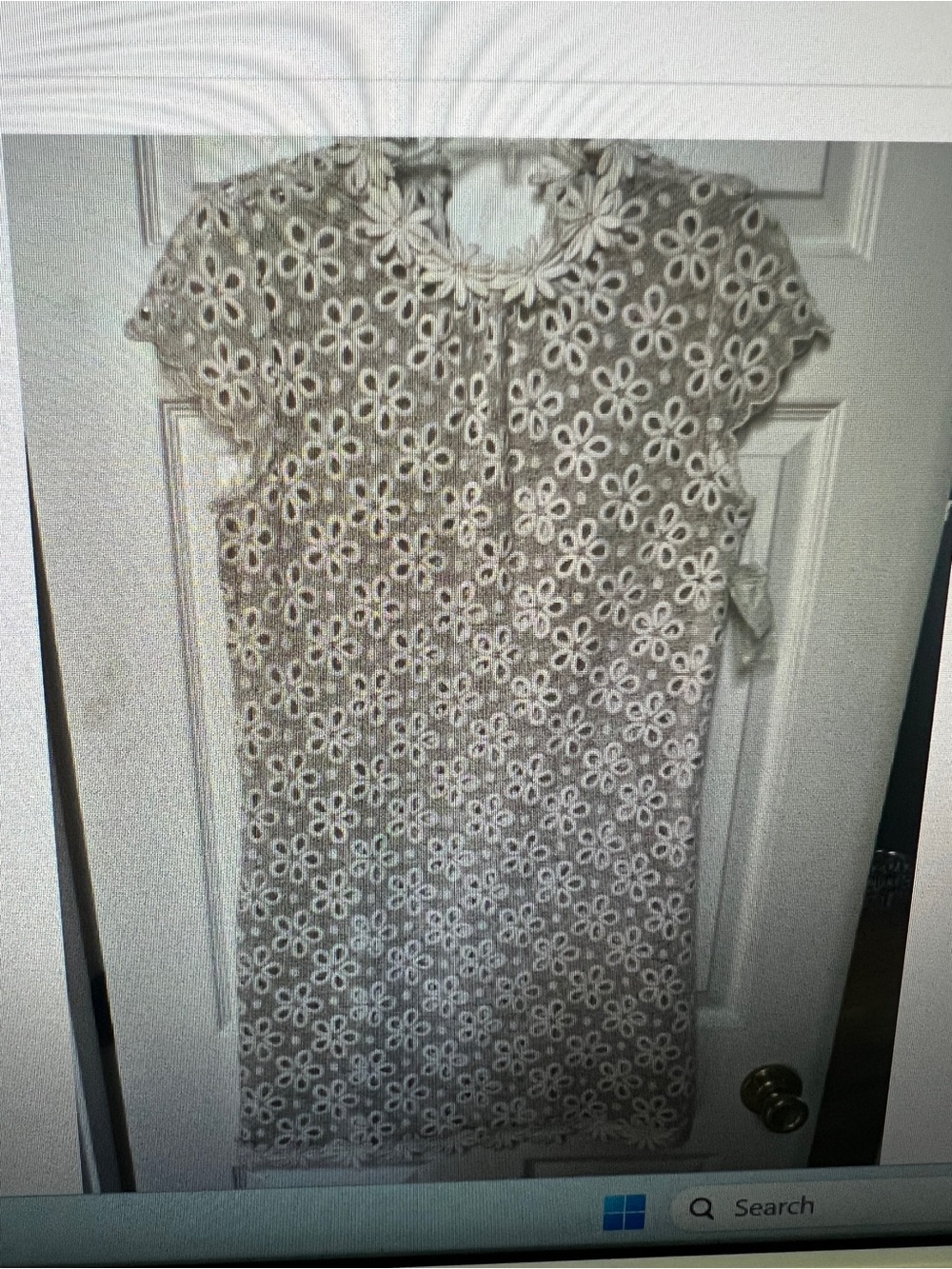 NWT Milly NY Crochet Mini Dress Ivory White S